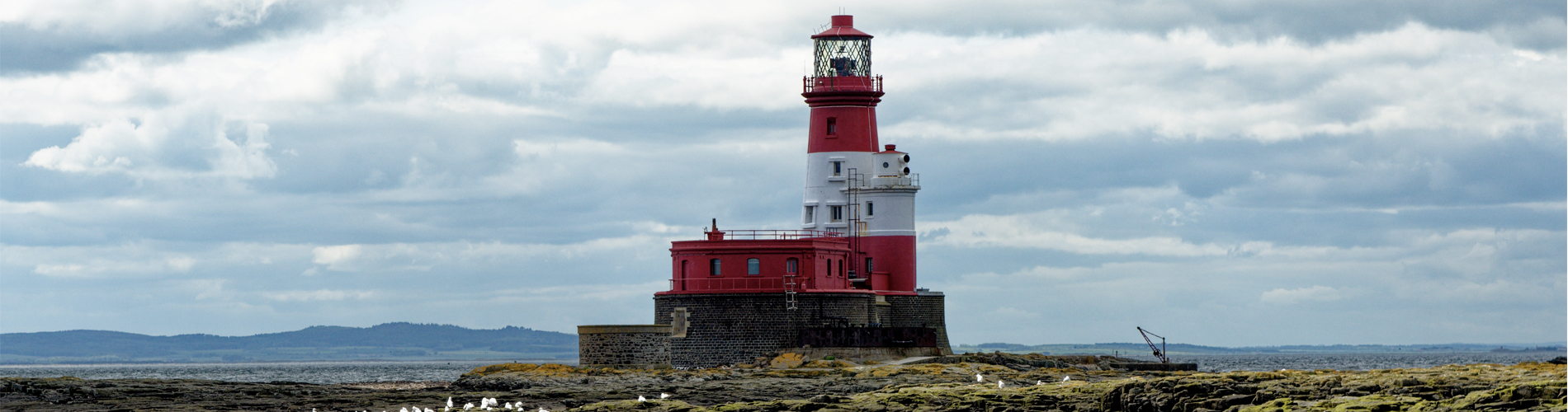 Lighthouse in Seahouses